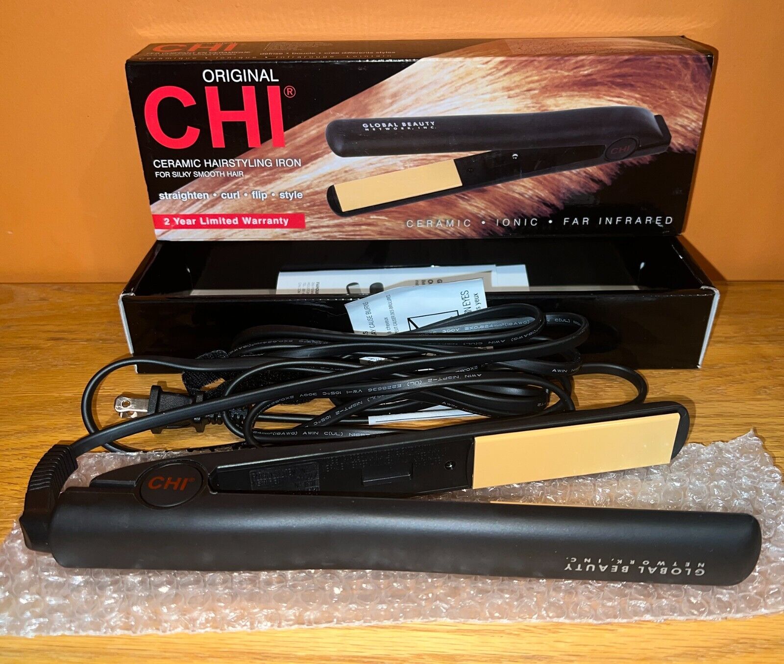 chi hair straightener warrenty
